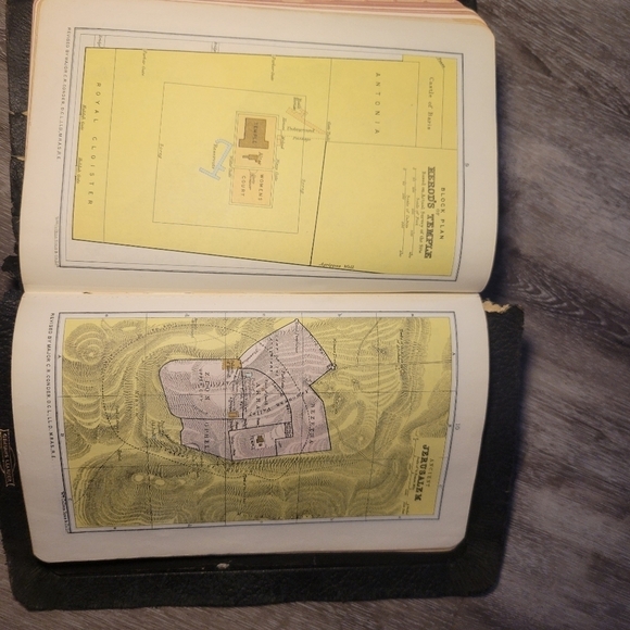 Holy Bible Concordance Collins Authorized KJV 1959 Black Leather Great‎ … - Picture 15 of 16